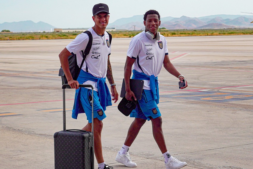 Ecuador llega a Murcia para encarar el amistoso contra Arabia Saudita