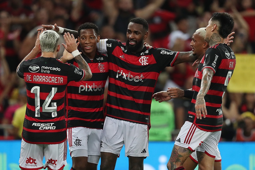 Gonzalo Plata anota su primer gol con el Flamengo y sentencia la victoria sobre Juventude