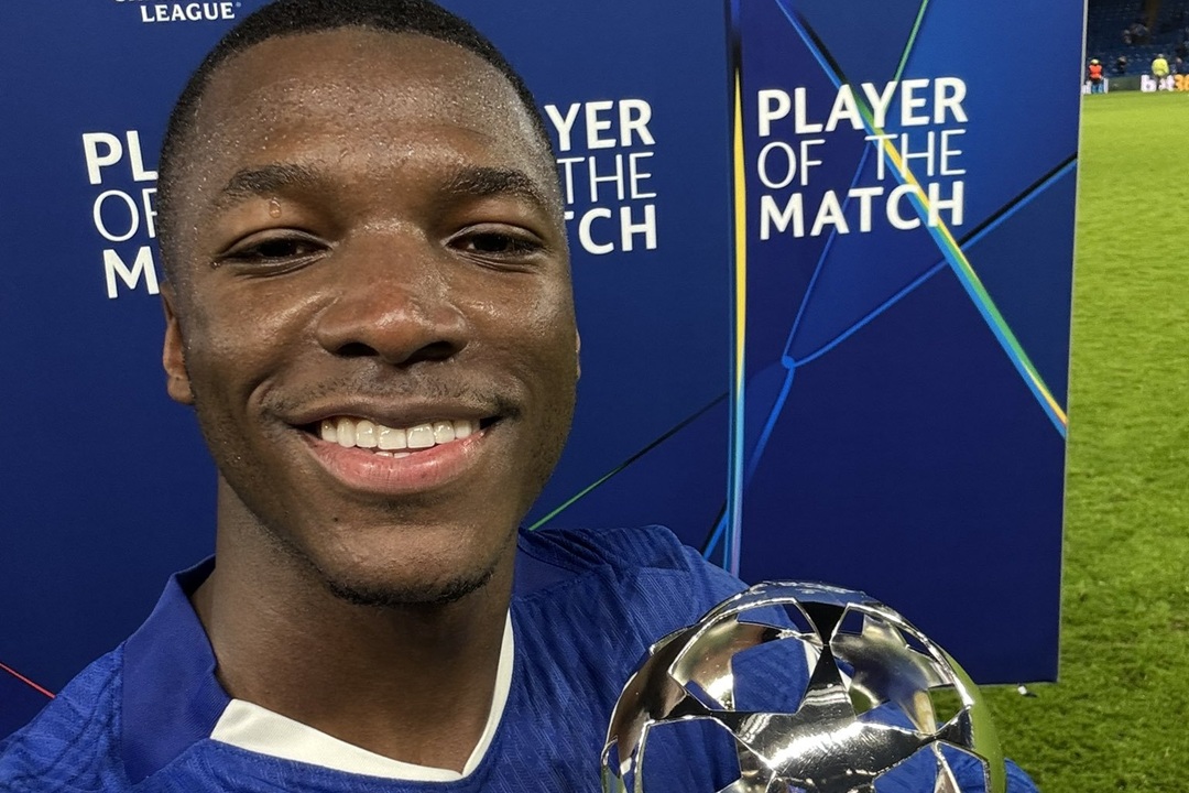 Moisés Caicedo brilla en Champions: marca el gol del triunfo del Chelsea y es elegido MVP