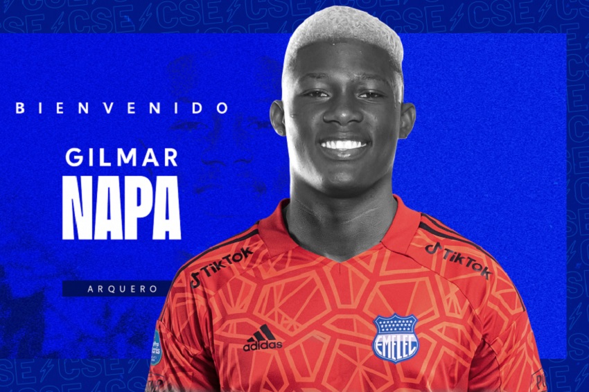 Emelec apuesta por la proyección del guardameta Gilmar Napa y adquiere su pase