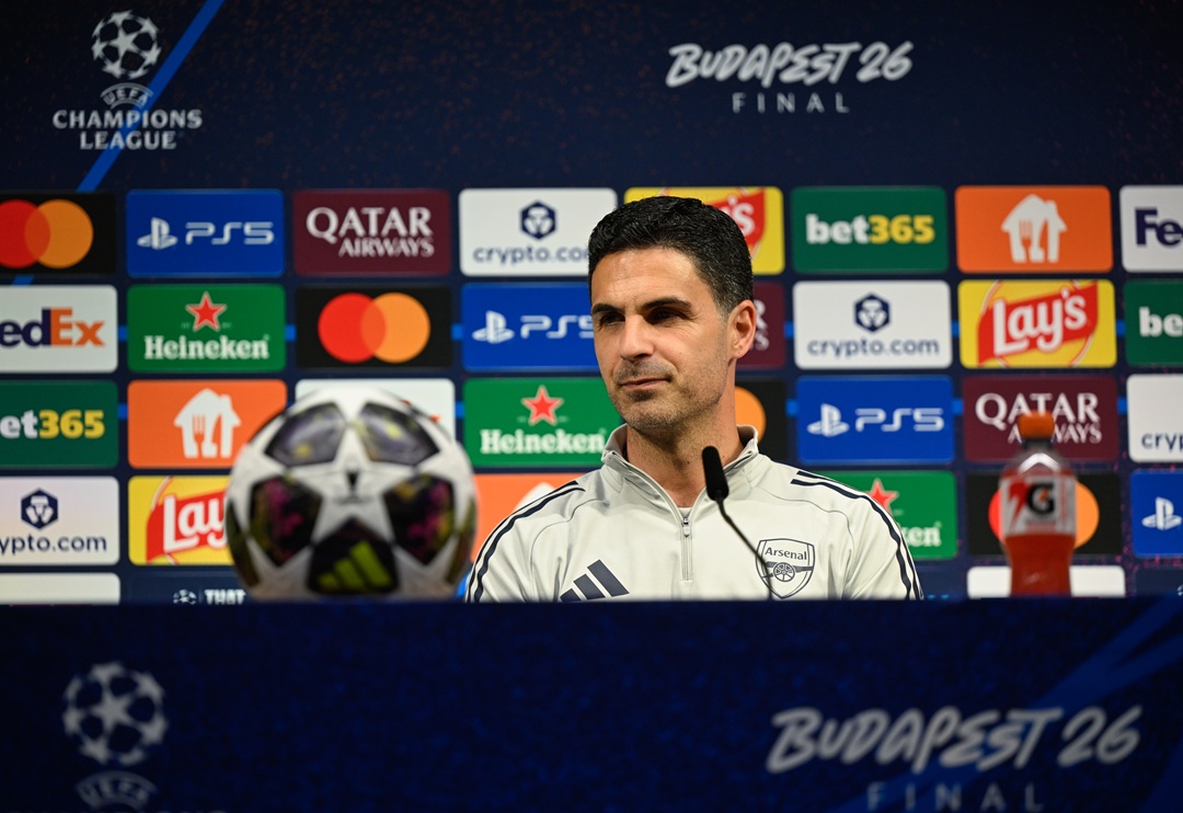 Mikel Arteta elogia a Luis Enrique previo a la final de Champions League