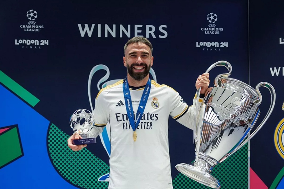 Dani Carvajal se despide del Real Madrid tras una etapa dorada con 27 títulos